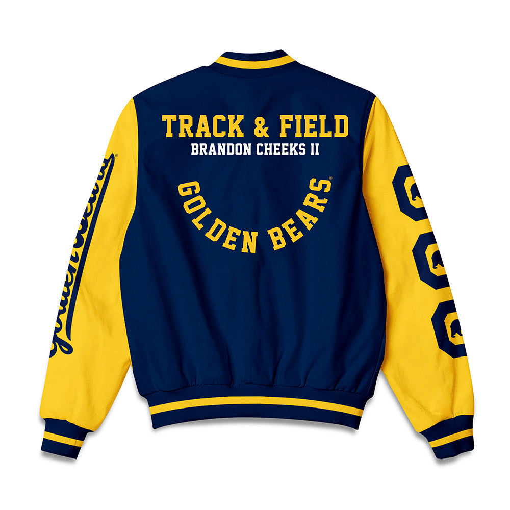 UC Berkeley - NCAA Men's Track & Field : Brandon Cheeks II - Bomber Jacket-1