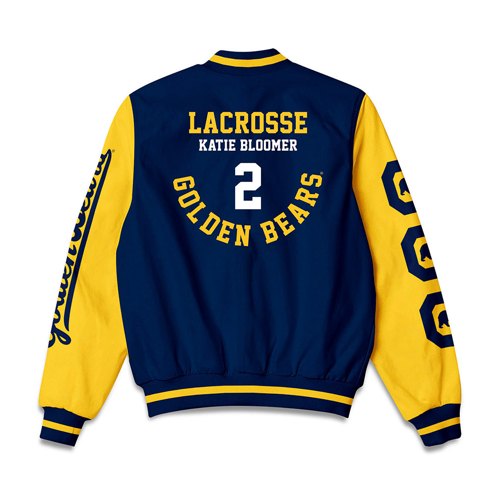 UC Berkeley - NCAA Women's Lacrosse : Katie Bloomer - Bomber Jacket-1