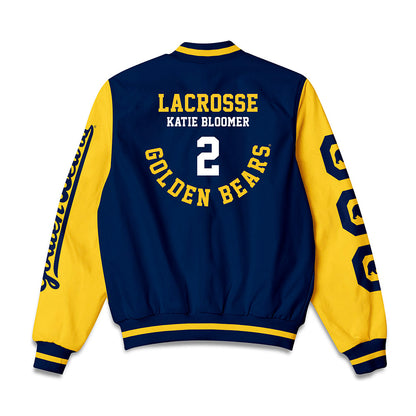 UC Berkeley - NCAA Women's Lacrosse : Katie Bloomer - Bomber Jacket-1