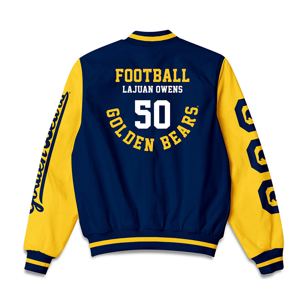 UC Berkeley - NCAA Football : LaJuan Owens - Bomber Jacket-1