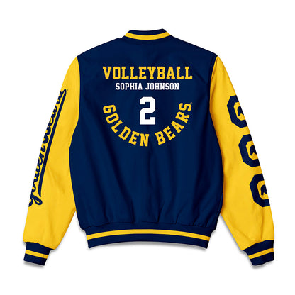 UC Berkeley - NCAA Women's Volleyball : Sophia Johnson - Bomber Jacket-1