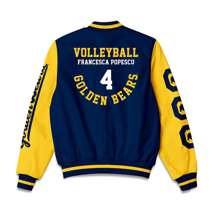 UC Berkeley - NCAA Women's Volleyball : Francesca Popescu - Bomber Jacket-1