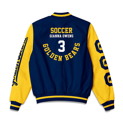 UC Berkeley - NCAA Women's Soccer : Gianna Owens - Bomber Jacket-1
