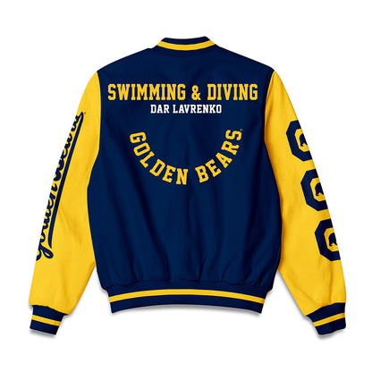 UC Berkeley - NCAA Men's Swimming & Diving : Dar Lavrenko - Bomber Jacket-1