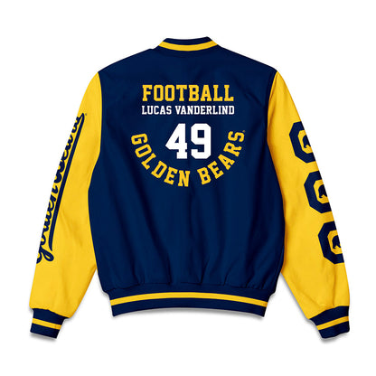 UC Berkeley - NCAA Football : Lucas Vanderlind - Bomber Jacket-1