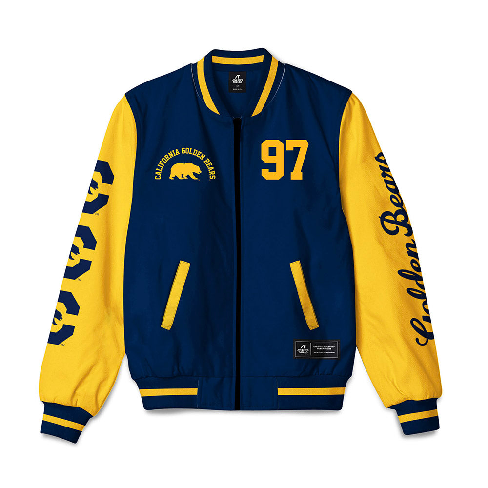 UC Berkeley - NCAA Football : Michael-Anthony Okwura - Bomber Jacket-0