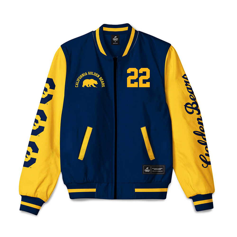 UC Berkeley - NCAA Football : Carson Perry-Smith - Bomber Jacket-0