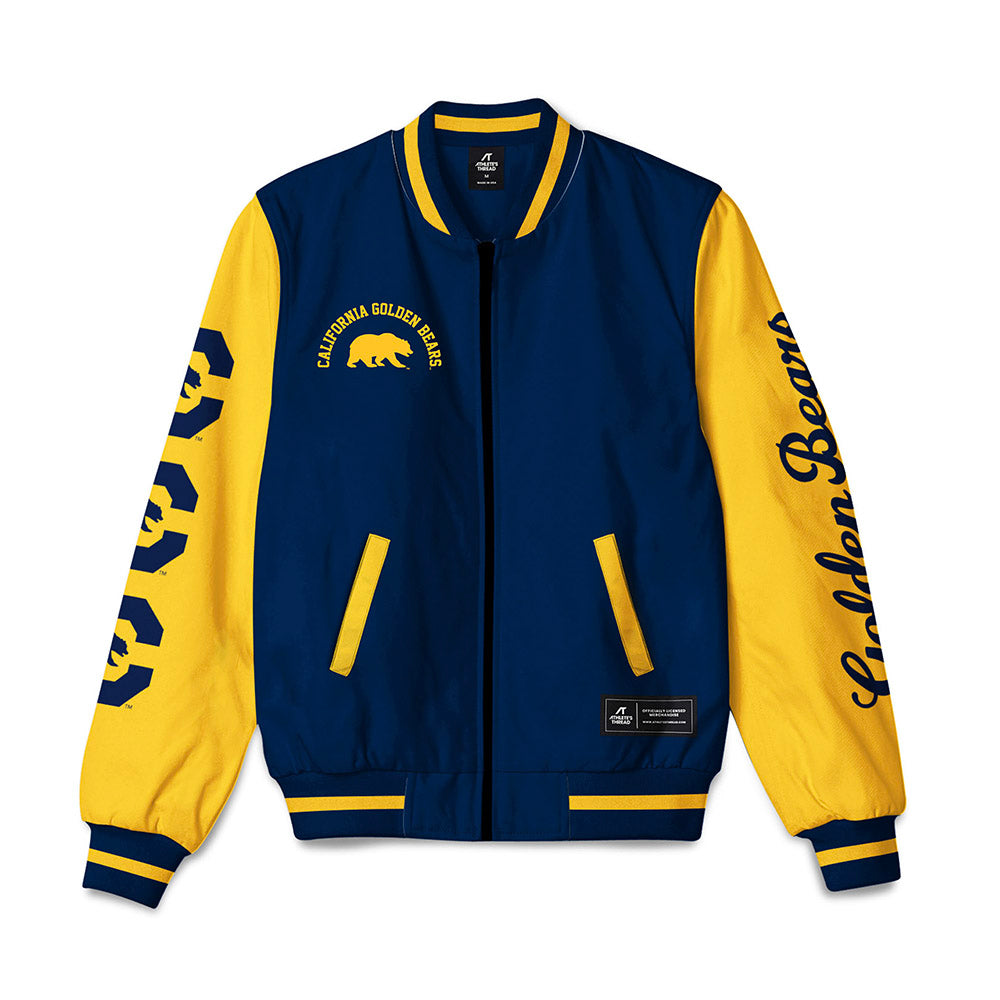UC Berkeley - NCAA Men's Gymnastics : Khalen Curry - Bomber Jacket-0