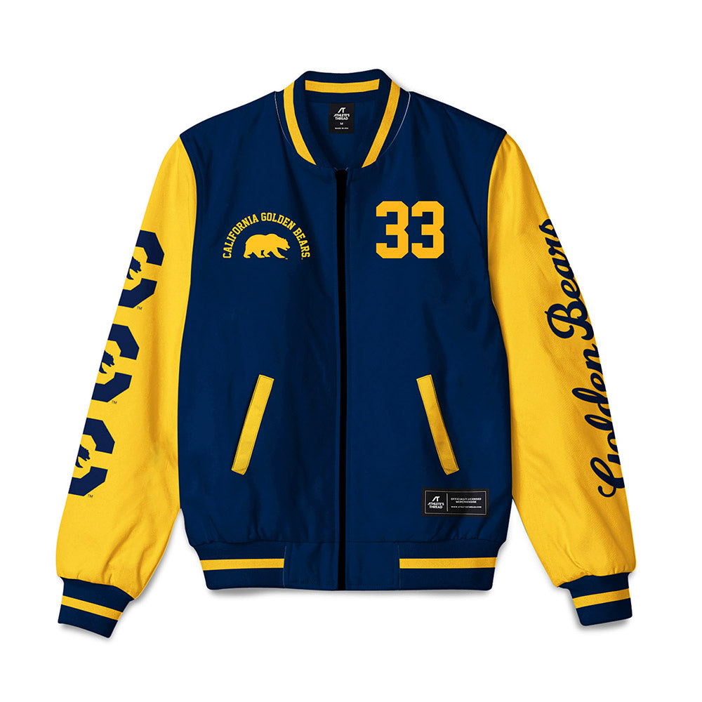 UC Berkeley - NCAA Football : Dean-Taylor Chapman - Bomber Jacket-0