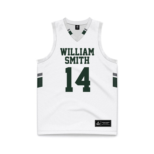 HWS - NCAA Women's Basketball : Anne Keneally - White Basketball Jersey-0