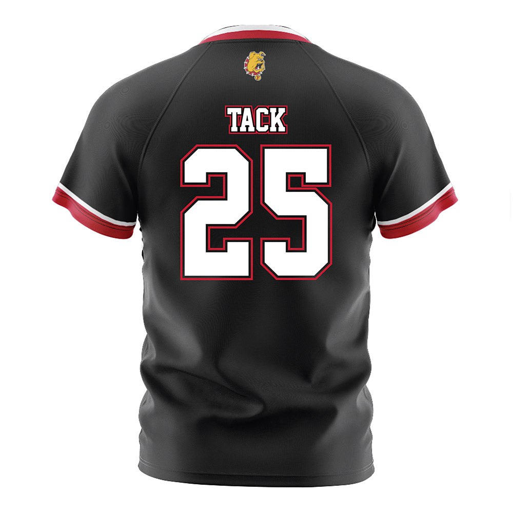 Ferris State - NCAA Women's Soccer : Cameron Tack - Black Soccer Jersey-1