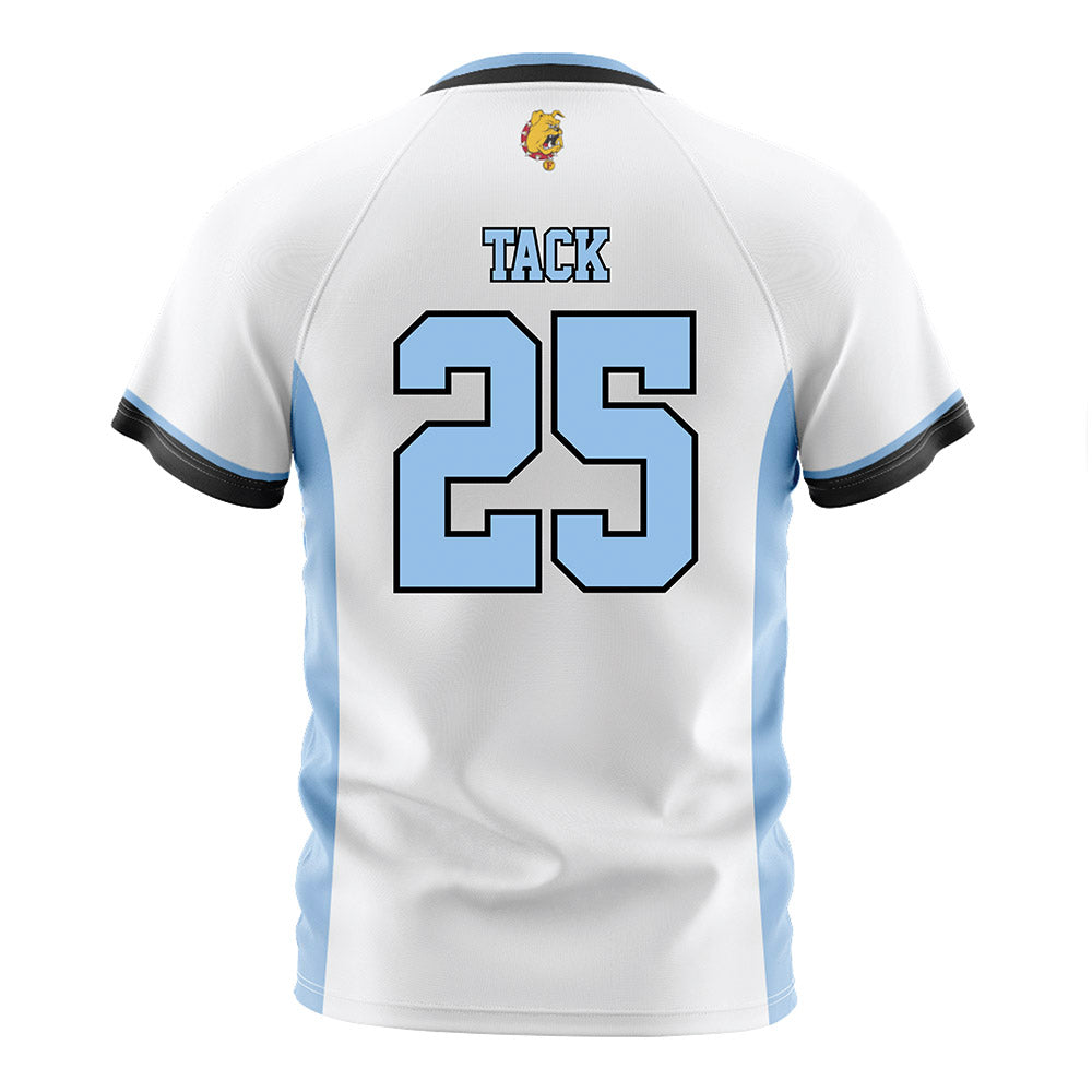 Ferris State - NCAA Women's Soccer : Cameron Tack - White Soccer Jersey-1