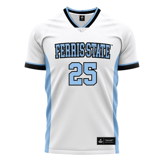 Ferris State - NCAA Women's Soccer : Cameron Tack - White Soccer Jersey-0