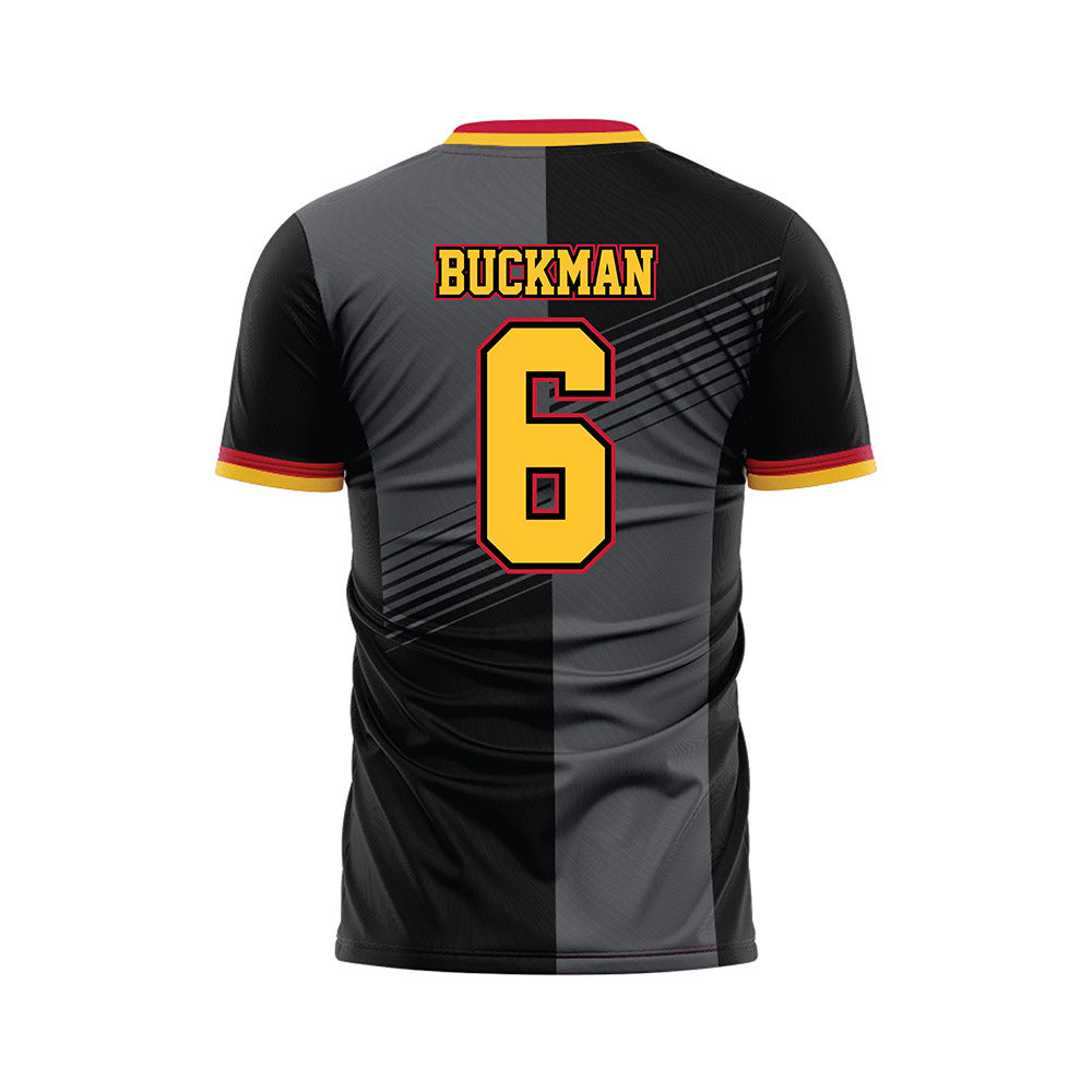 Ferris State - NCAA Women's Soccer : Haley Buckman - Black Soccer Jersey-1