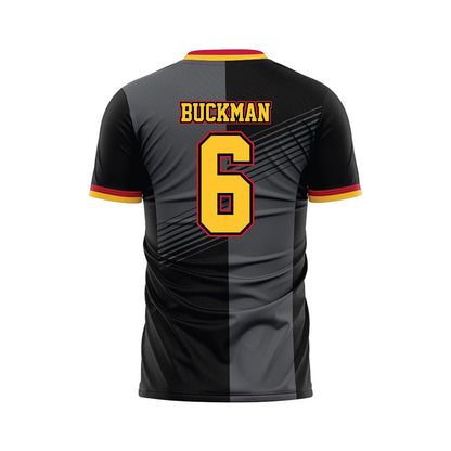 Ferris State - NCAA Women's Soccer : Haley Buckman - Black Soccer Jersey-1