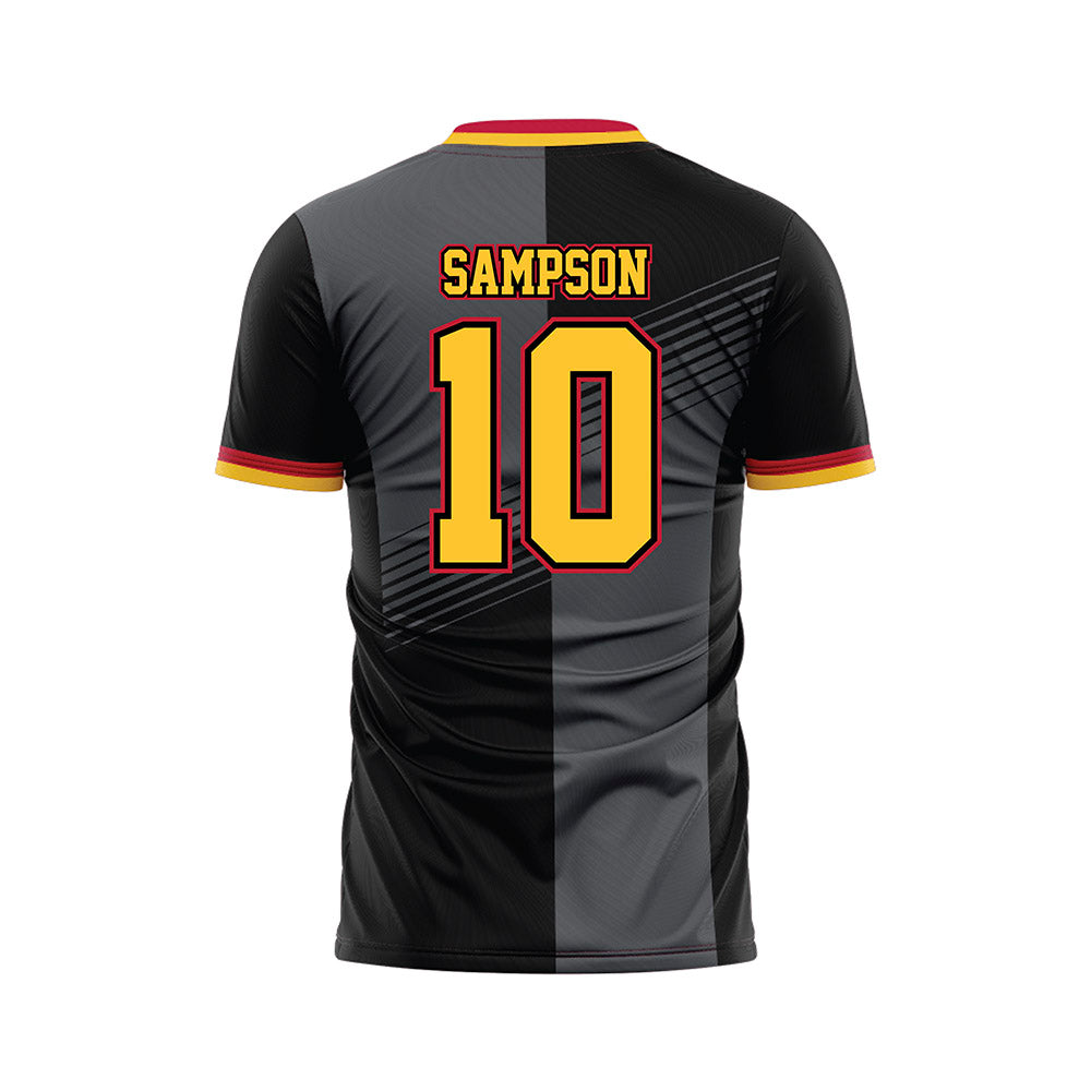 Ferris State - NCAA Women's Soccer : Grace Sampson - Black Soccer Jersey-1