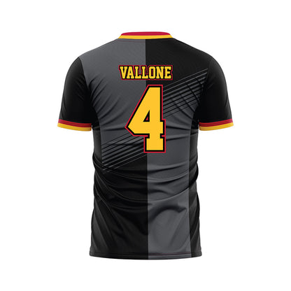 Ferris State - NCAA Women's Soccer : Bella Vallone - Black Soccer Jersey-1