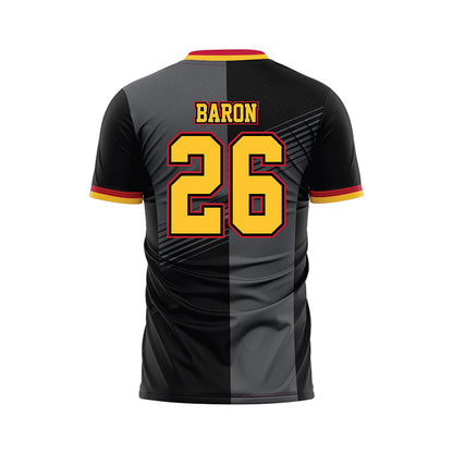 Ferris State - NCAA Women's Soccer : Isabella Baron - Black Soccer Jersey-1