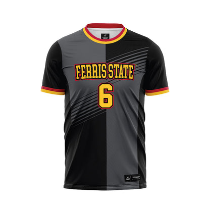 Ferris State - NCAA Women's Soccer : Haley Buckman - Black Soccer Jersey-0