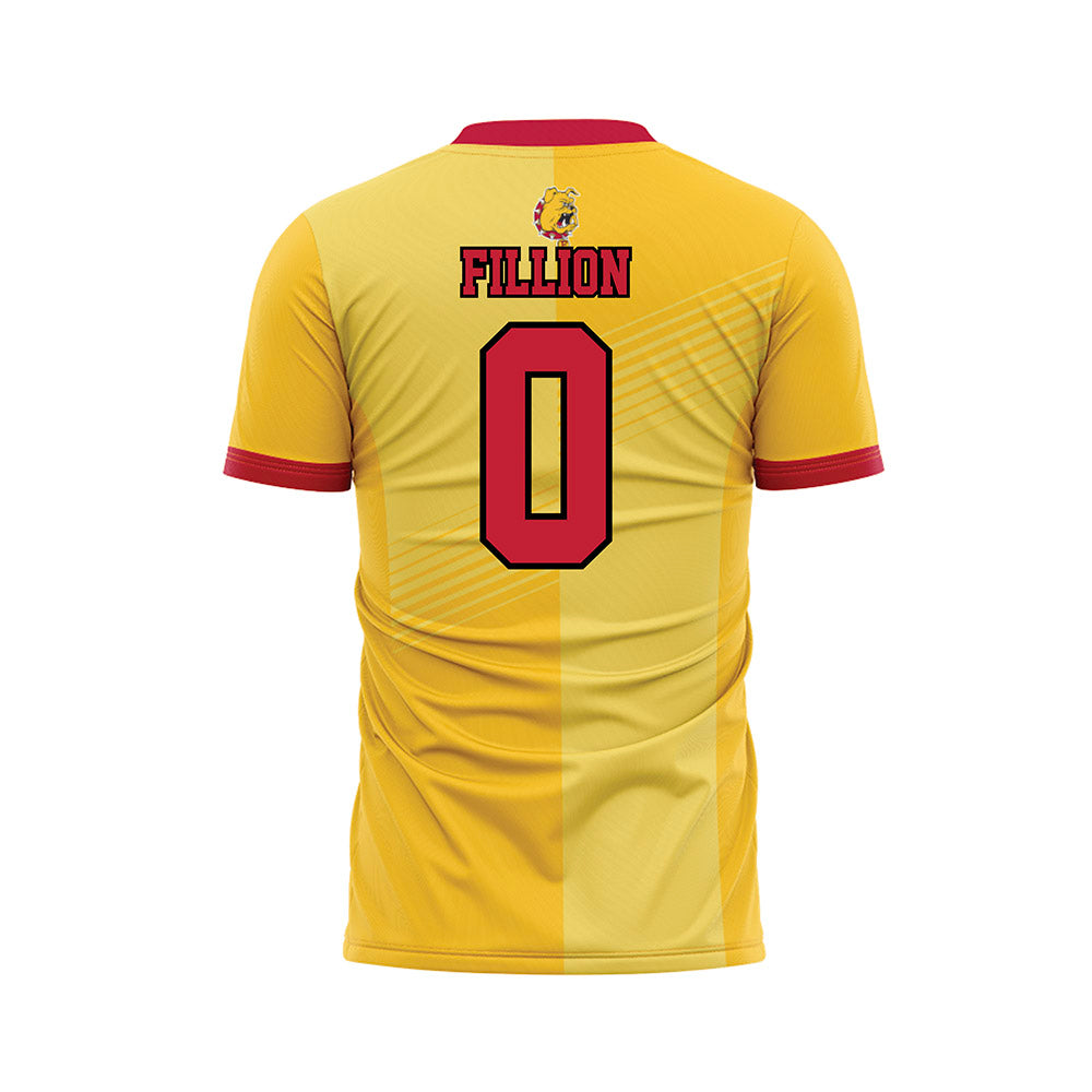 Ferris State - NCAA Women's Soccer : Morgan Fillion - Gold Soccer Jersey-1