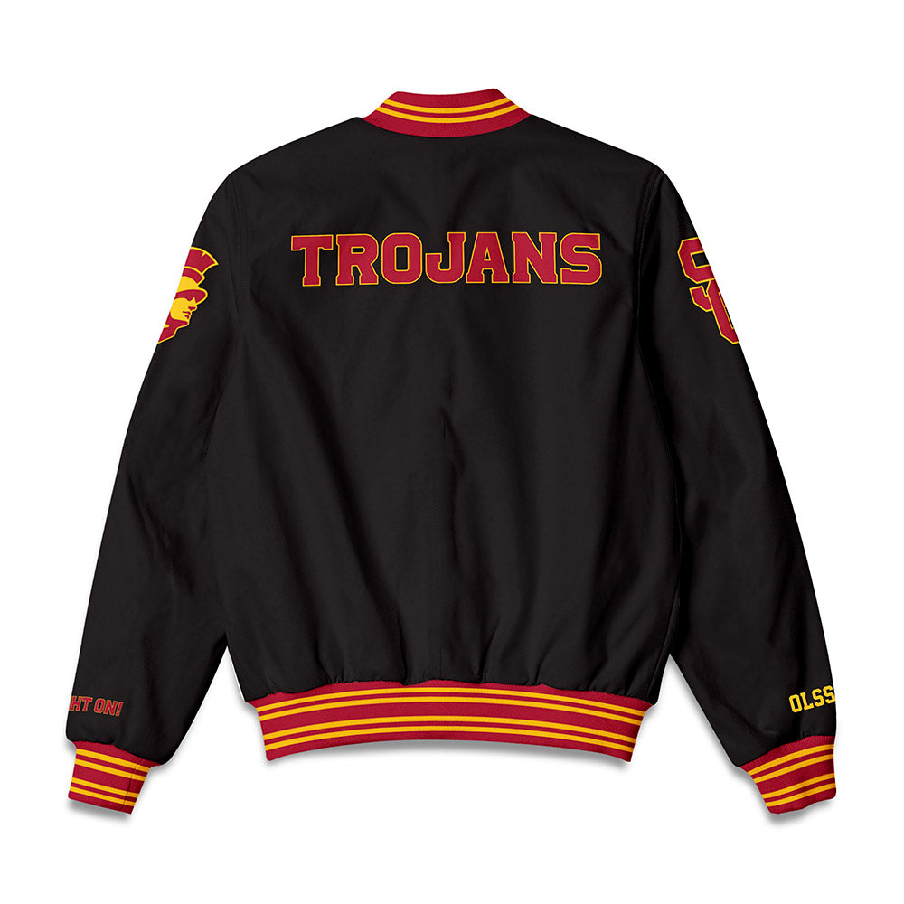 USC - NCAA Men's Volleyball : Markus Olsson - Bomber Jacket-1