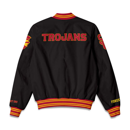 USC - NCAA Women's Basketball : Rian Forestier - Bomber Jacket