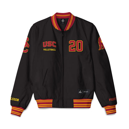 USC - NCAA Men's Volleyball : Markus Olsson - Bomber Jacket-0