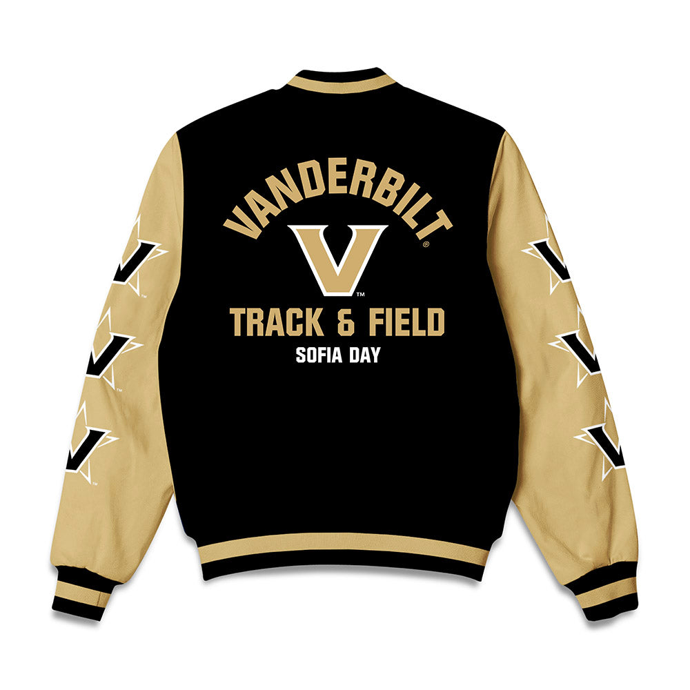 Vanderbilt - NCAA Women's Track & Field : Sofia Day - Bomber Jacket-1