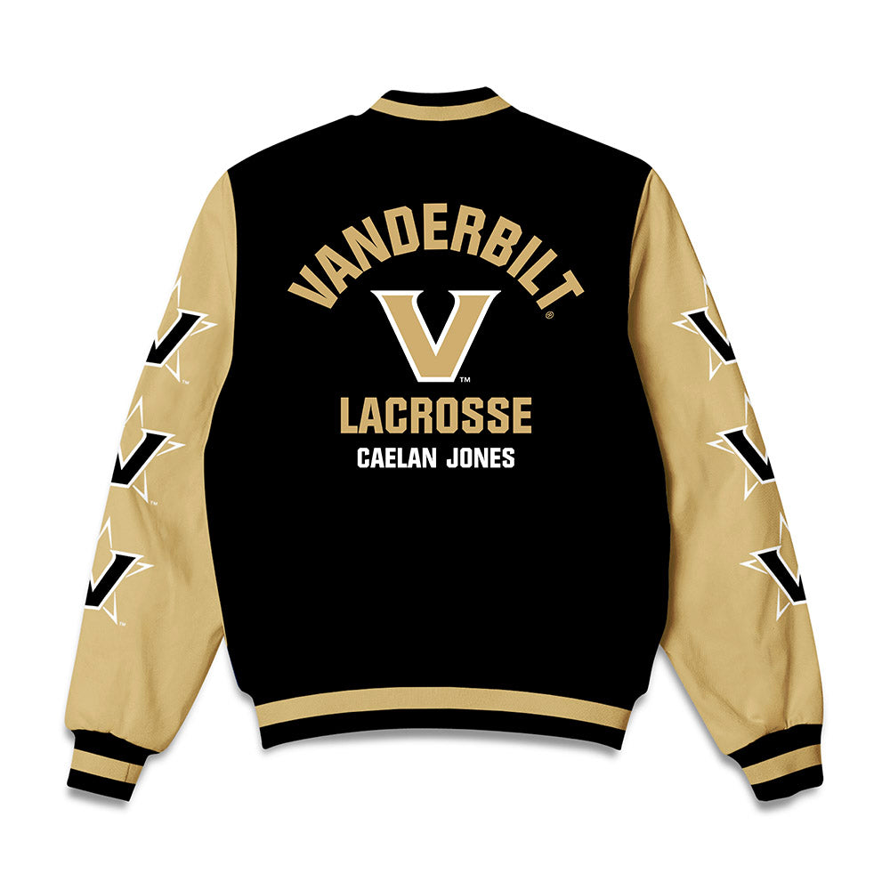 Vanderbilt - NCAA Women's Lacrosse : Caelan Jones - Bomber Jacket-1