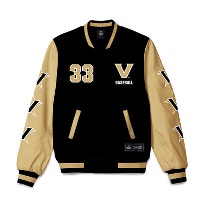 Vanderbilt - NCAA Baseball : Ryan Yormack - Bomber Jacket-0