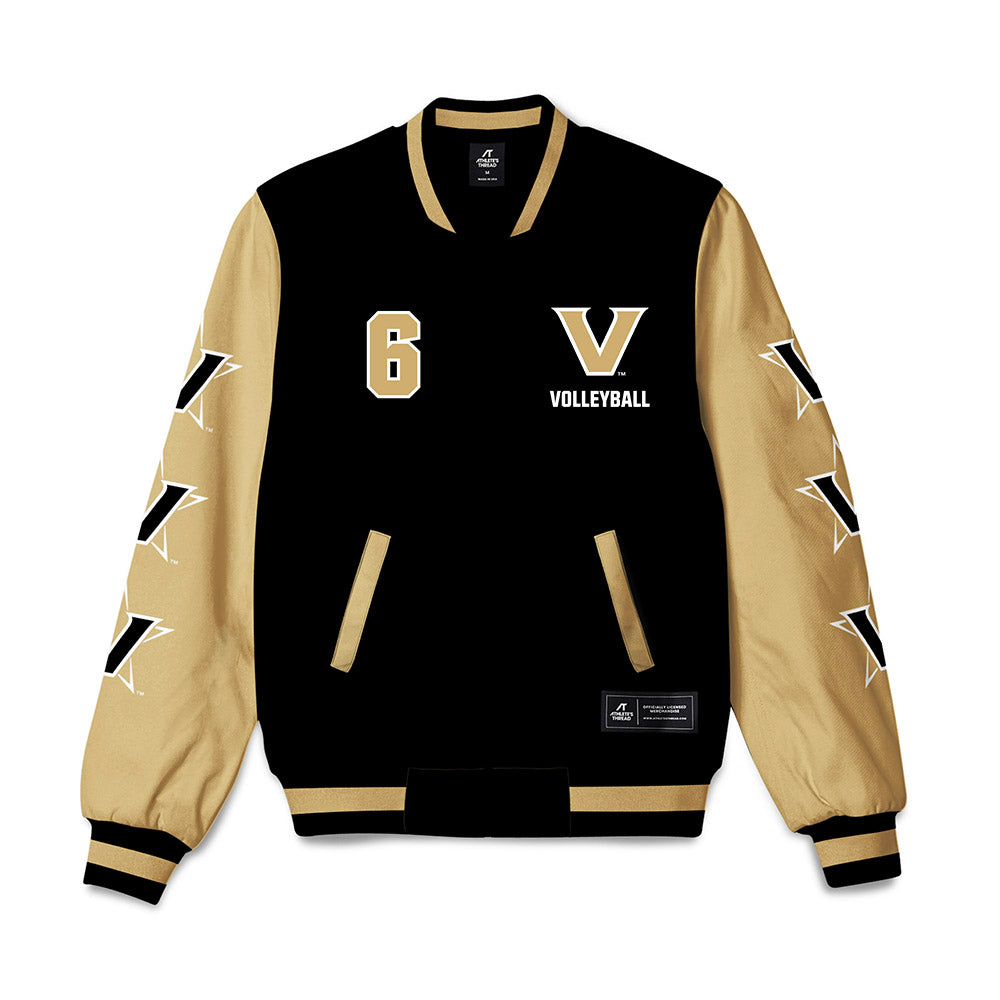 Vanderbilt - NCAA Women's Volleyball : Kati Berezowitz - Bomber Jacket-0