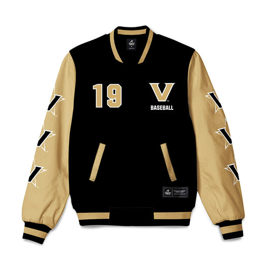 Vanderbilt - NCAA Baseball : Rustan Rigdon - Bomber Jacket-0