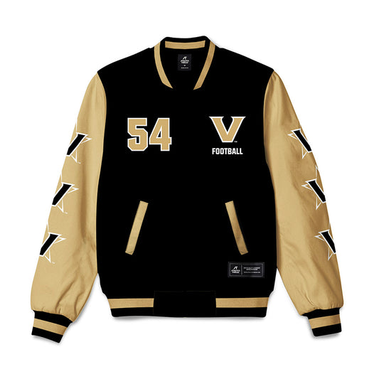 Vanderbilt - NCAA Football : Steven Hubbard - Bomber Jacket