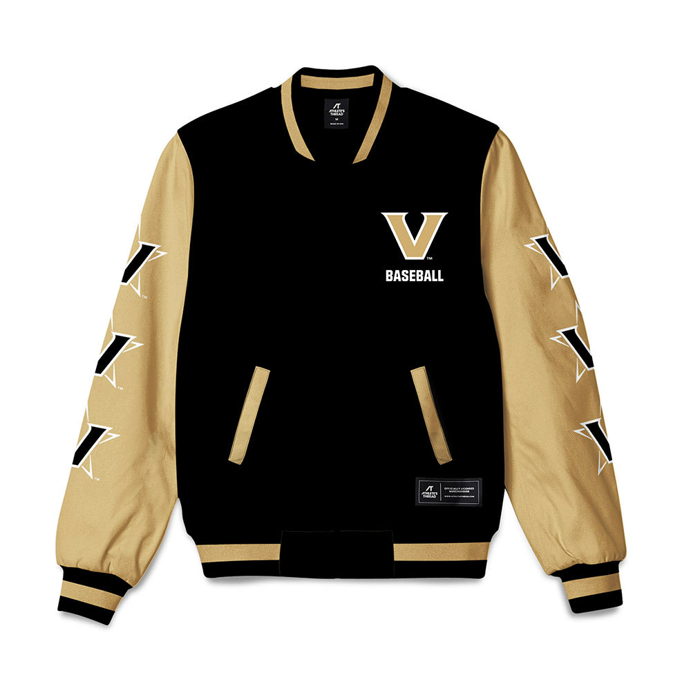 Vanderbilt - NCAA Baseball : Will Hampton - Bomber Jacket-0