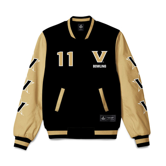 Vanderbilt - NCAA Women's Bowling : Paige Peters - Bomber Jacket-0