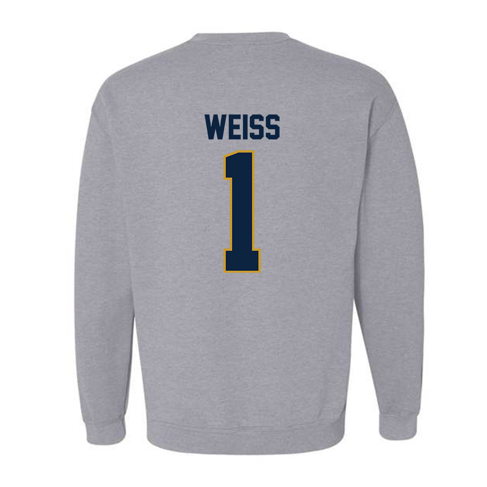 Notre Dame - NCAA Softball : Brianne Weiss - Sports Shersey Crewneck Sweatshirt-1