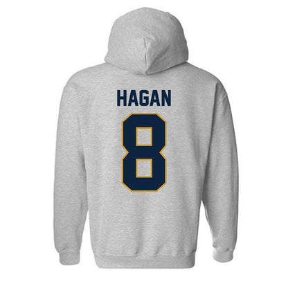 Notre Dame - NCAA Softball : Lily Hagan - Sports Shersey Hooded Sweatshirt-1