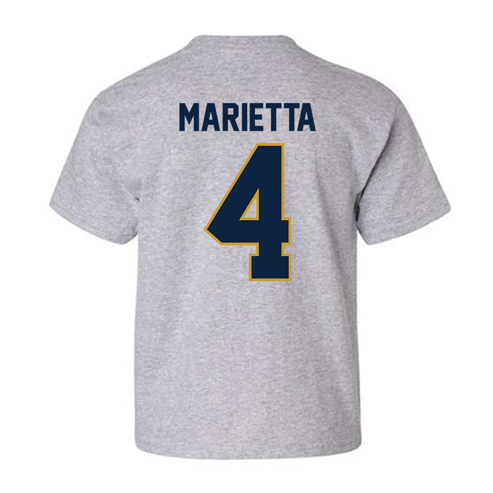 Notre Dame - NCAA Softball : Ashley Marietta - Sports Shersey Youth T-Shirt-1