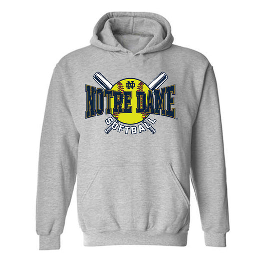 Notre Dame - NCAA Softball : Lily Hagan - Sports Shersey Hooded Sweatshirt-0