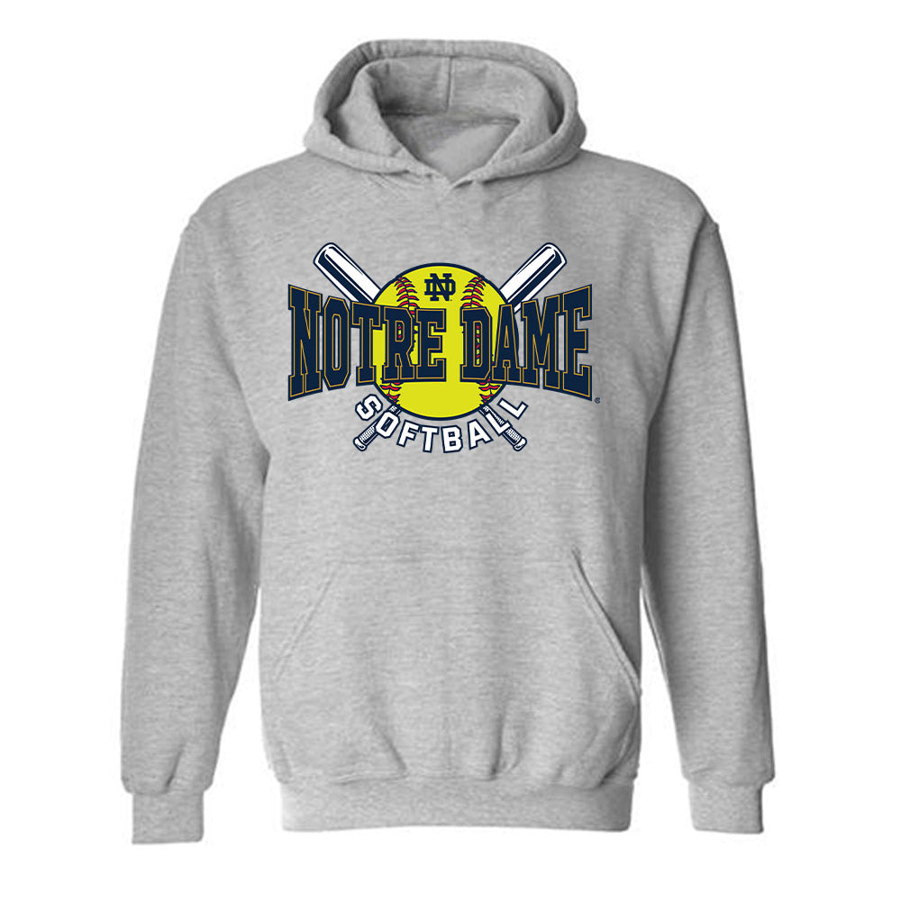 Notre Dame - NCAA Softball : Rebecca Eckart - Sports Shersey Hooded Sweatshirt