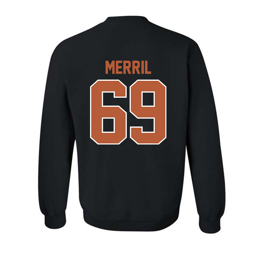 Texas - NCAA Football : Max Merril - Classic Shersey Crewneck Sweatshirt