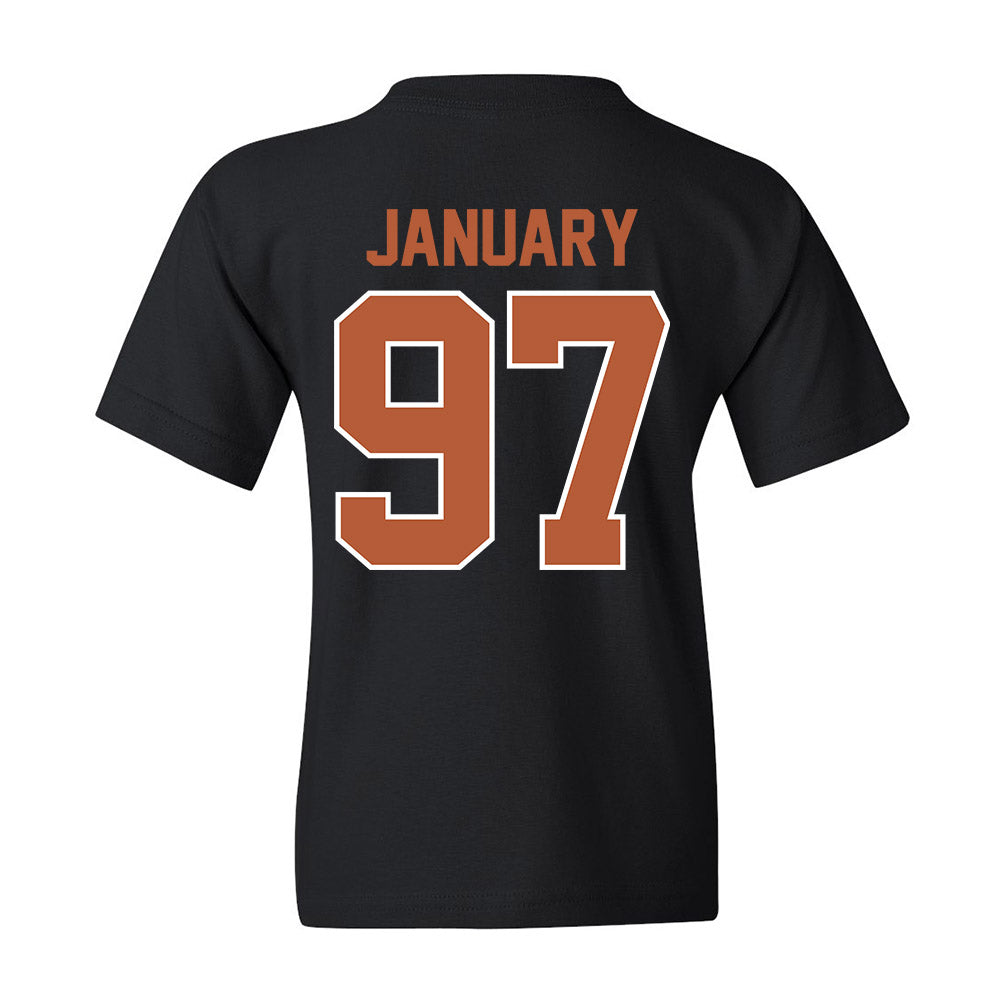 Texas - NCAA Football : Alex January - Classic Shersey Youth T-Shirt