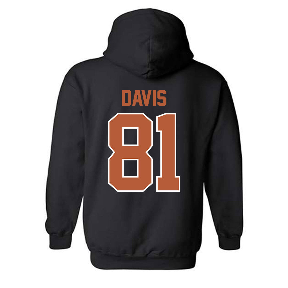 Texas - NCAA Football : Juan Davis - Classic Shersey Hooded Sweatshirt