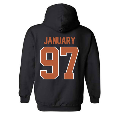 Texas - NCAA Football : Alex January - Classic Shersey Hooded Sweatshirt