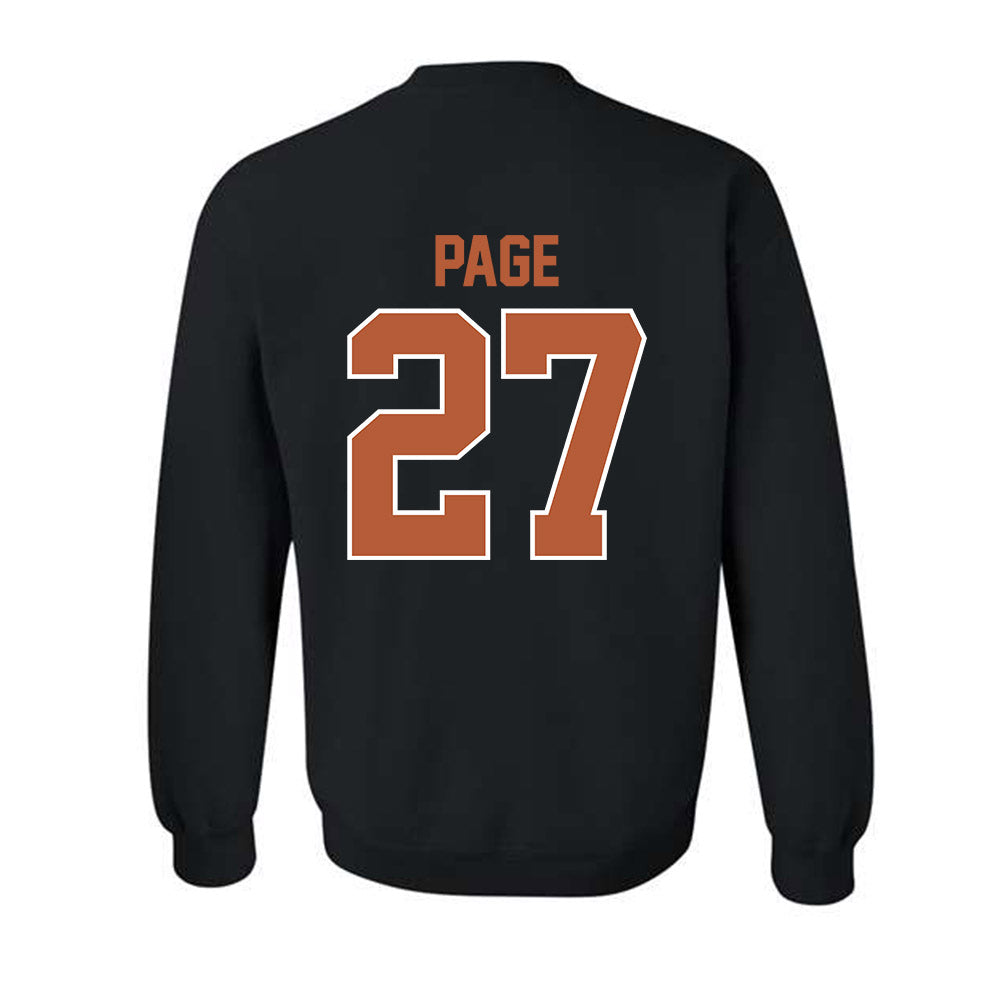 Texas - NCAA Football : Colin Page - Classic Shersey Crewneck Sweatshirt