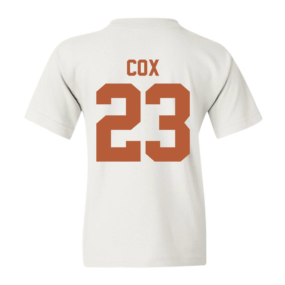 Texas - NCAA Women's Soccer : EmJ (Emily Jane) Cox - Youth T-Shirt