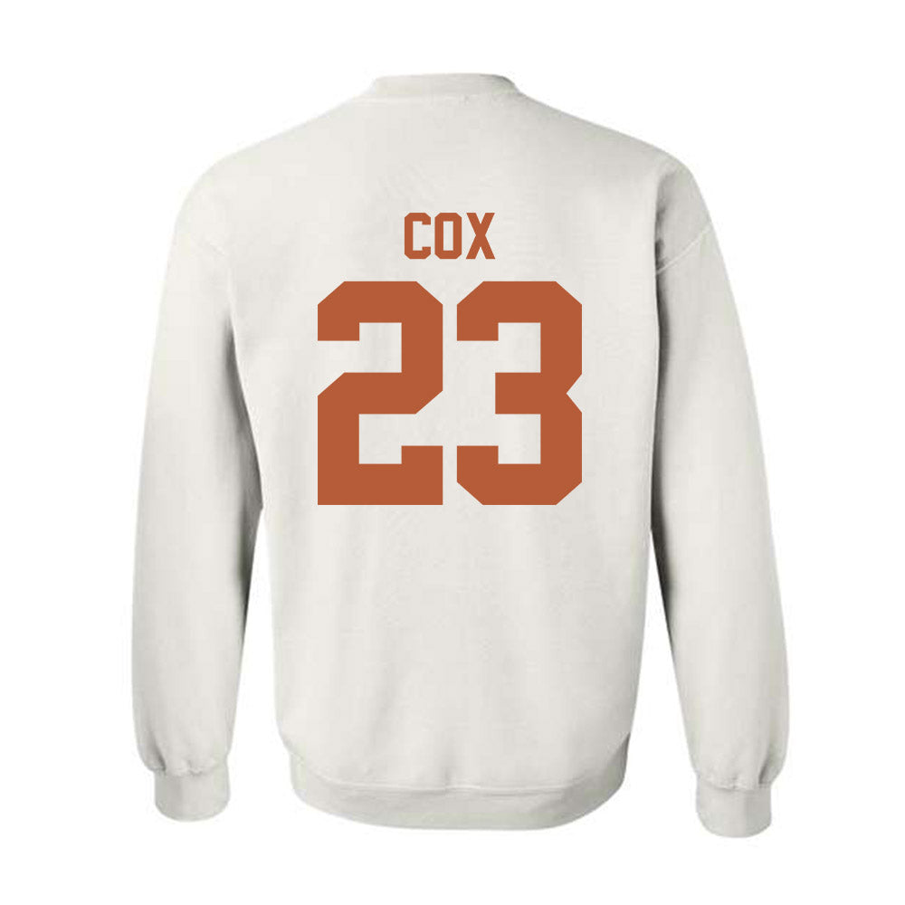 Texas - NCAA Women's Soccer : EmJ (Emily Jane) Cox - Crewneck Sweatshirt