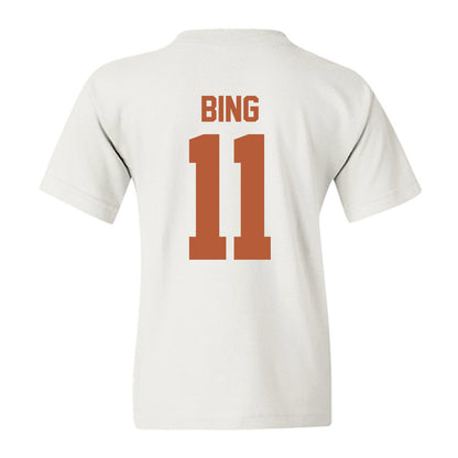Texas - NCAA Baseball : Kade Bing - Classic Shersey Youth T-Shirt-1
