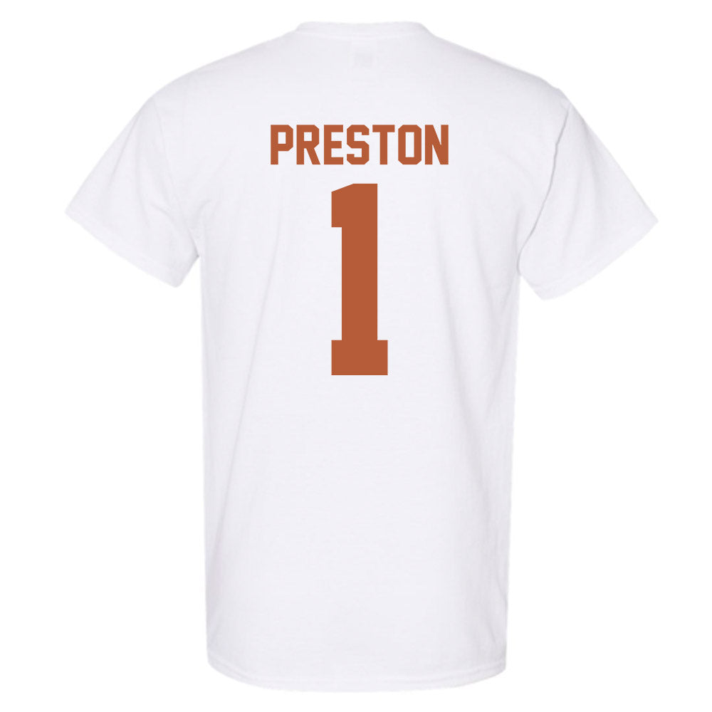 Texas - NCAA Women's Basketball : Bryanna Preston - Classic Shersey T-Shirt-1