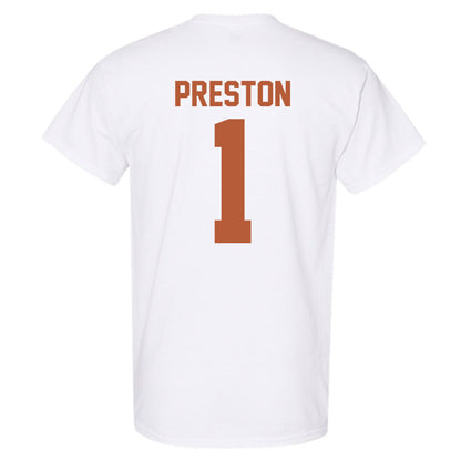 Texas - NCAA Women's Basketball : Bryanna Preston - Classic Shersey T-Shirt-1